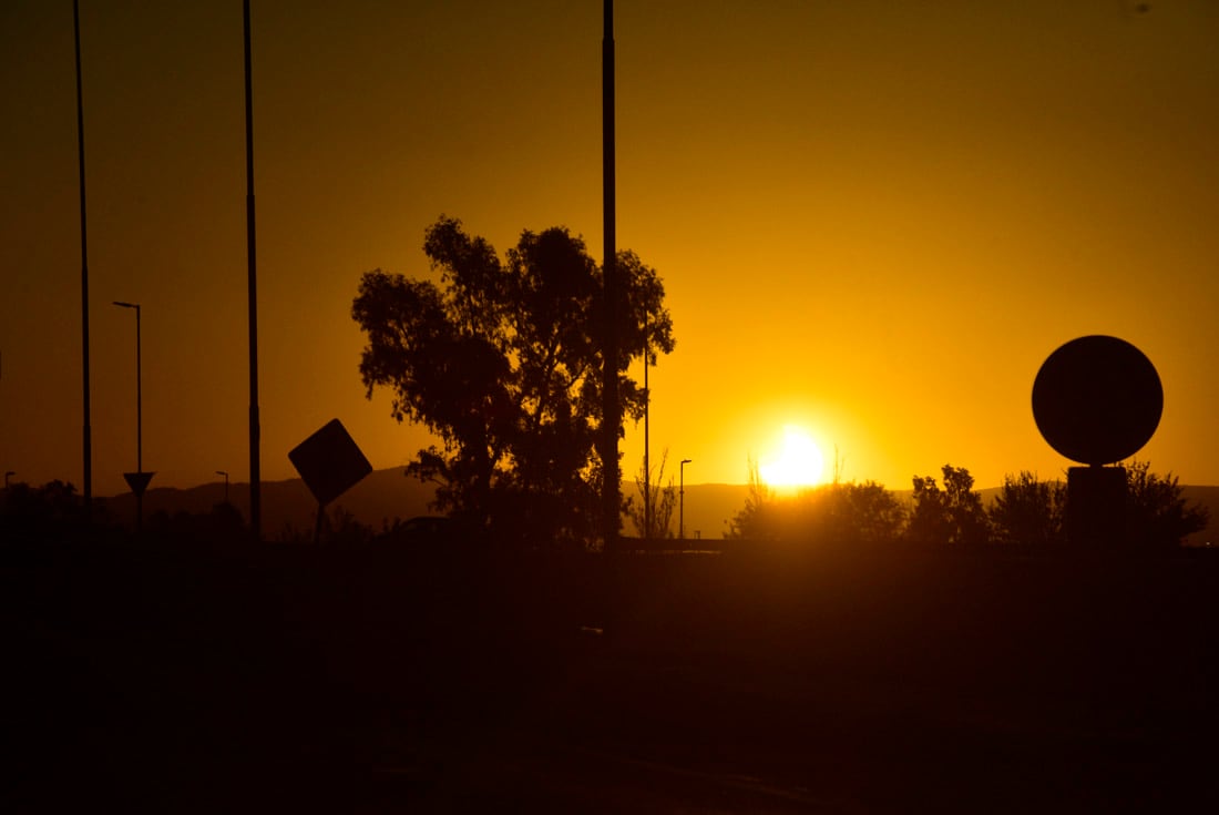 Eclipse parcial de sol en Córdoba, Argentina.  (Nicolás Bravo / La Voz)