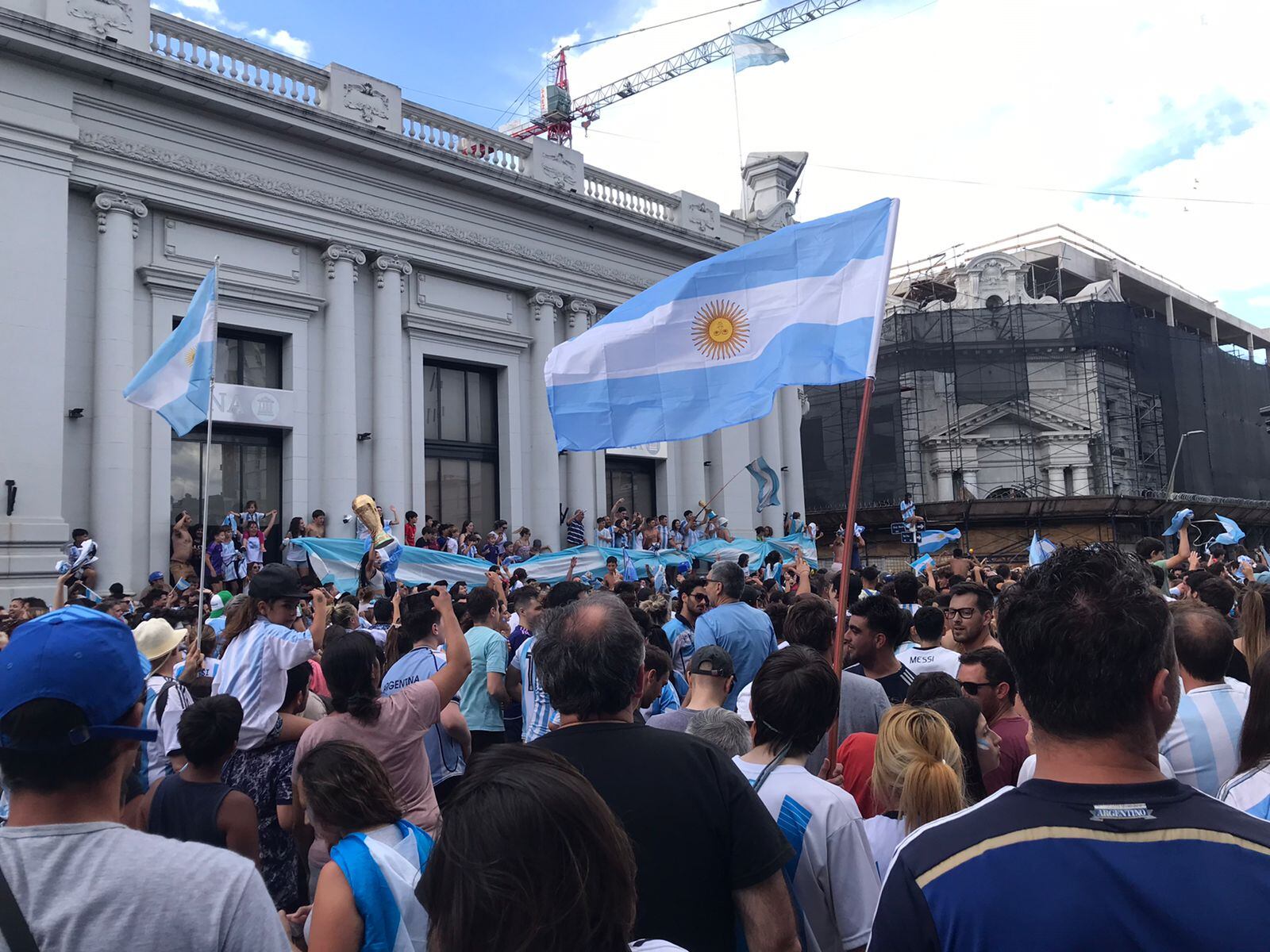 Así fueron los festejos en el centro de la ciudad