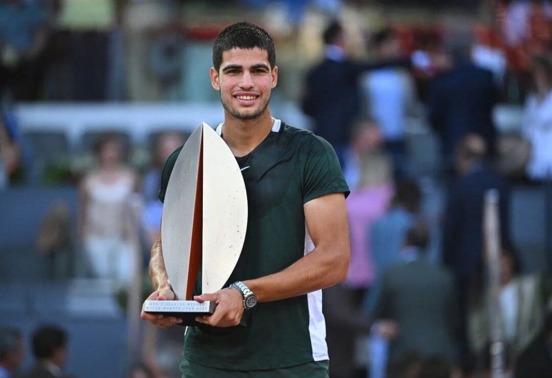 Carlos Alcaraz se consagró campeón del Masters 1000 de Madrid.