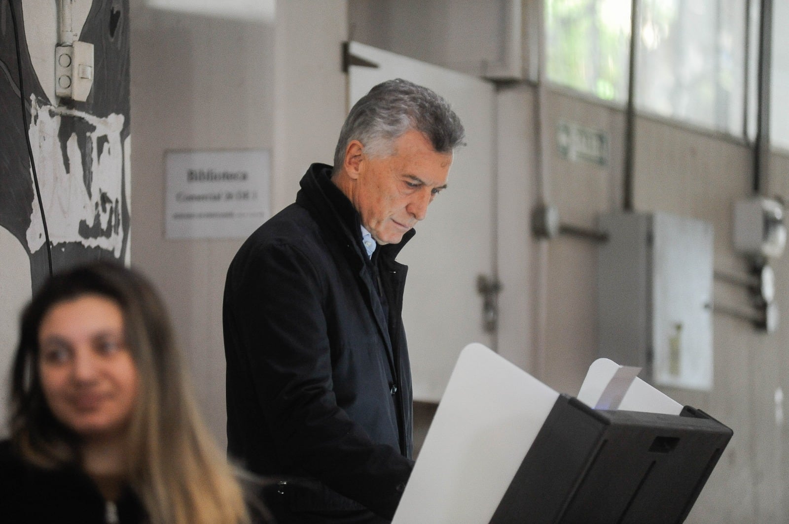 Mauricio Macri, este domingo. (La Voz/Federico López Claro)