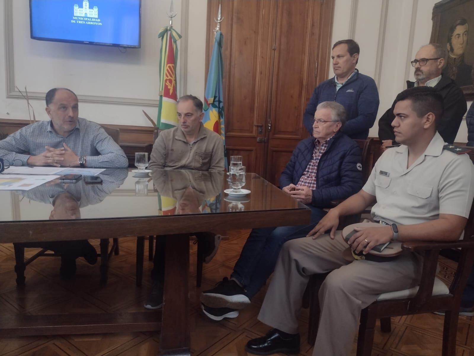 El Comité de Crisis dio detalles de la situación en Tres Arroyos tras el temporal