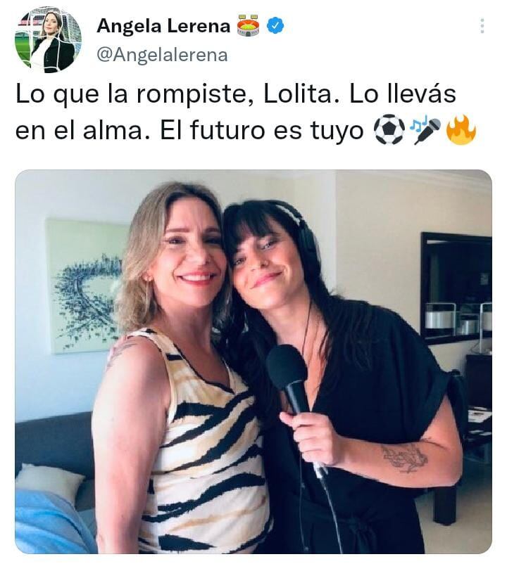 Lola Del Carril junto a Ángela Lerena