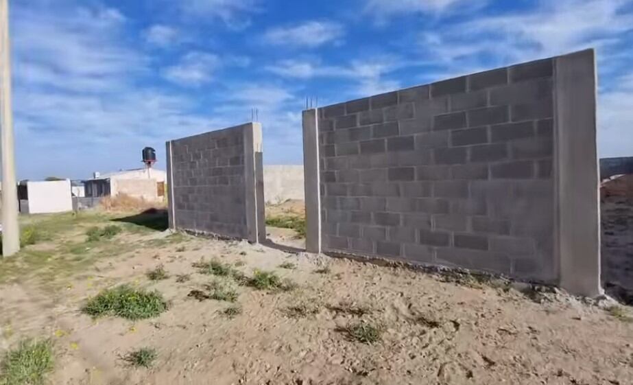 Imagen del baldío donde sucedió el ataque de Facundo Brítez en San Luis.