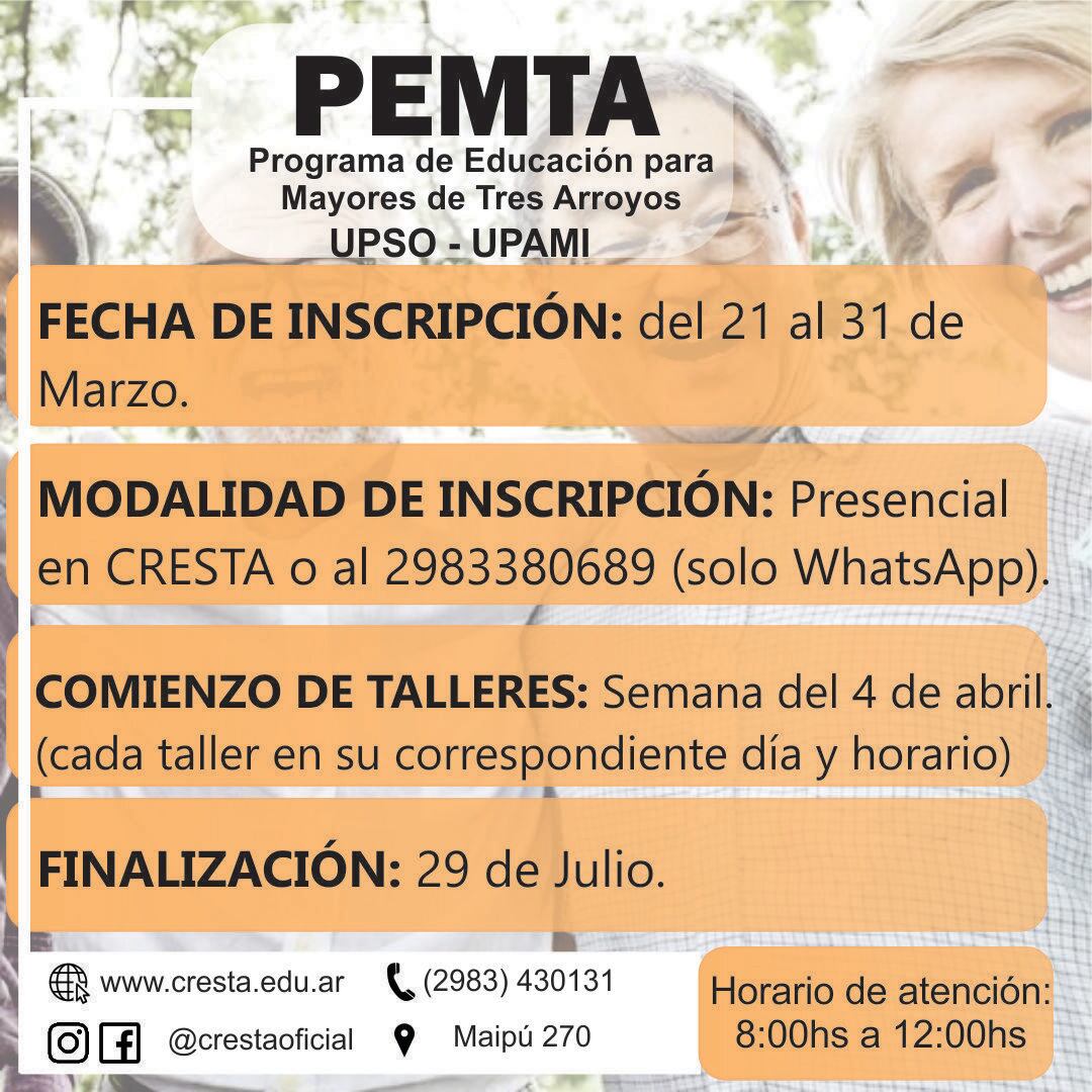 Talleres Pemta 1er cuatrimestre 2022