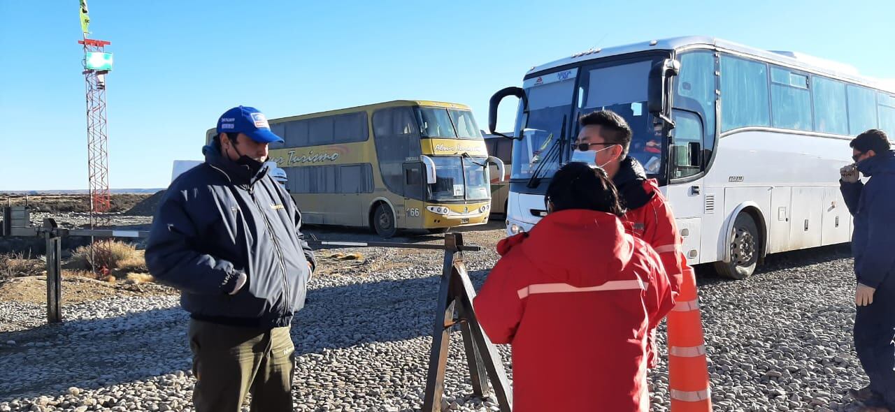 Los trabajadores reclamaron durante una semana en el ingreso a La Barrancosa.