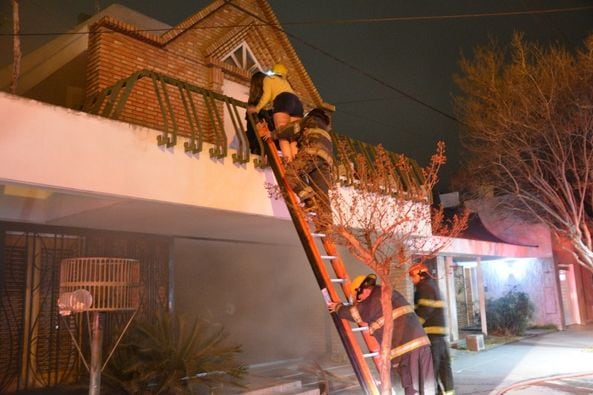 Incendio en una vivienda