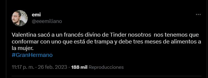 Los memes en las redes tras saber que Valentina conoció a su novio en Tinder