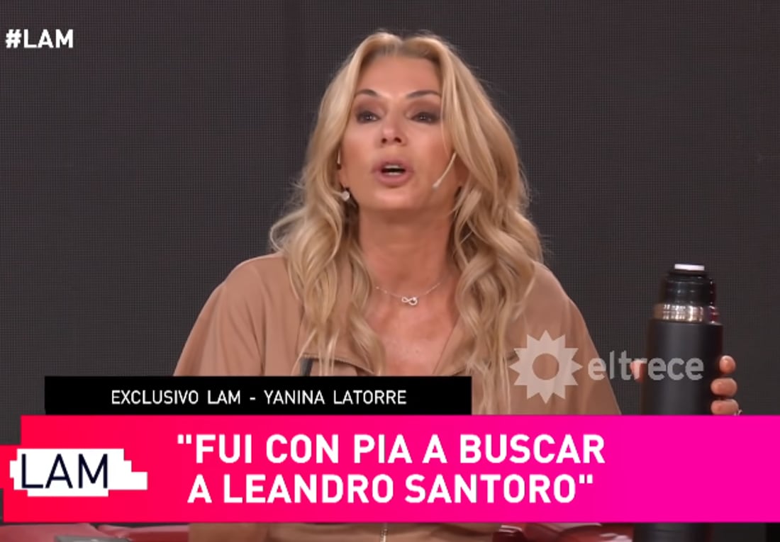 Yanina Latorre en "Los Ángeles de la mañana". (Captura Youtube)