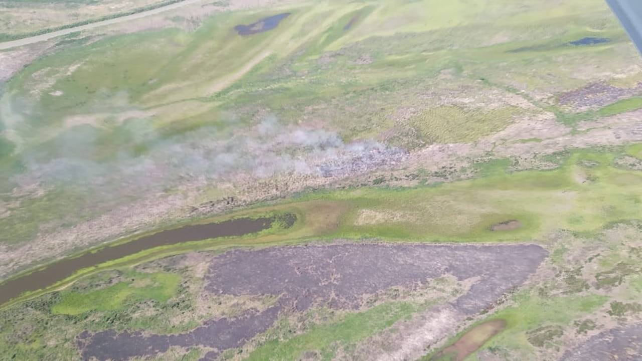 Incendios en las islas del Delta del Paraná