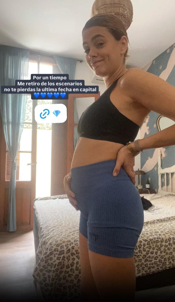 Natalie Pérez está embarazada. Captura de Instagram.