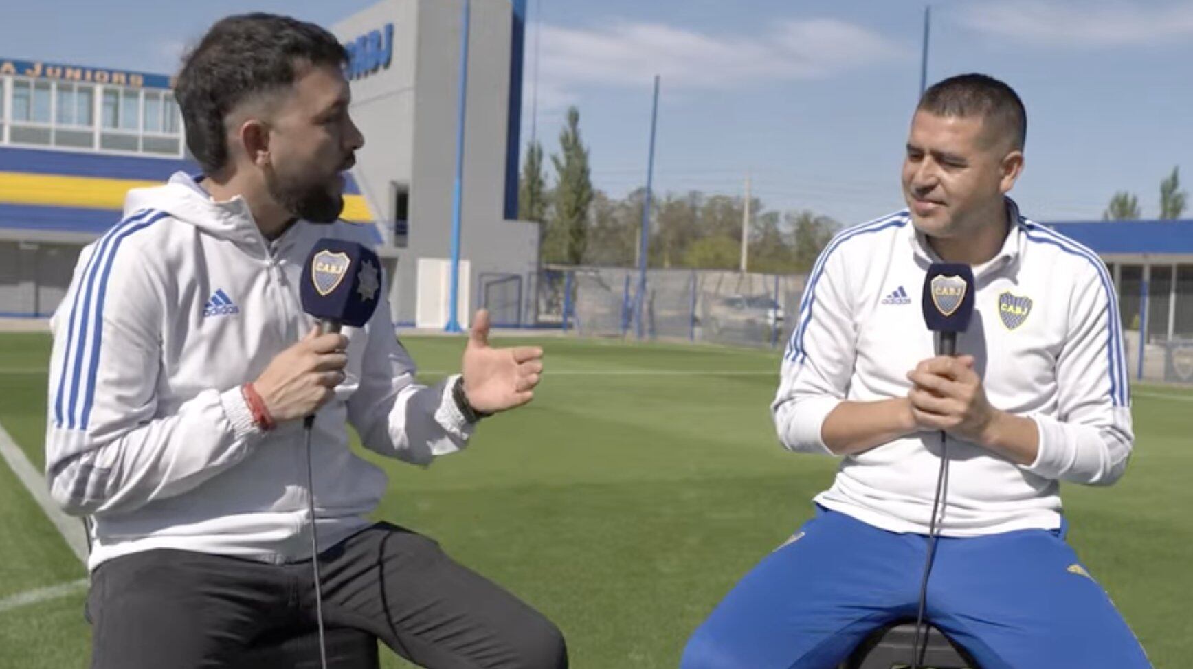 Juan Román Riquelme dio una larga entrevista al canal oficial de Boca. Foto: Gentileza.