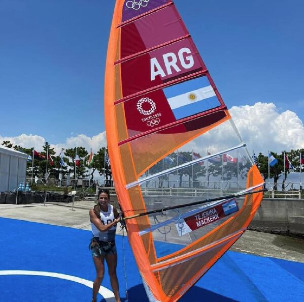 Celia Tejerina competirá en el Argentino de Windsurf Clase Iq Foil que se desarrollará en Potrerillos.