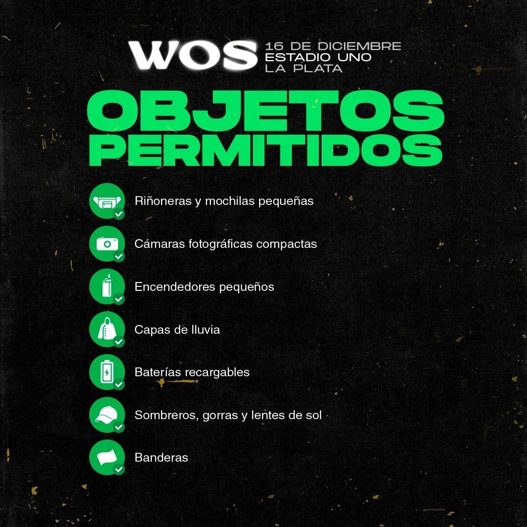 Wos en La Plata: horarios, accesos, mapas y todo lo que hay que saber antes del show en el Estadio UNO