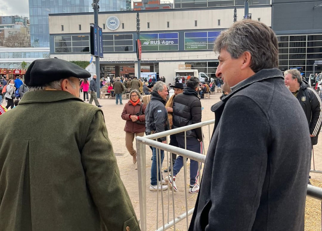 Matías Fhürer visitó la Sociedad Rural Argentina