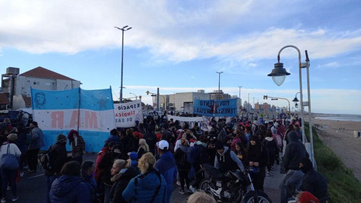 Kicillof estuvo en Mar del Plata y se vivieron momentos de tensión