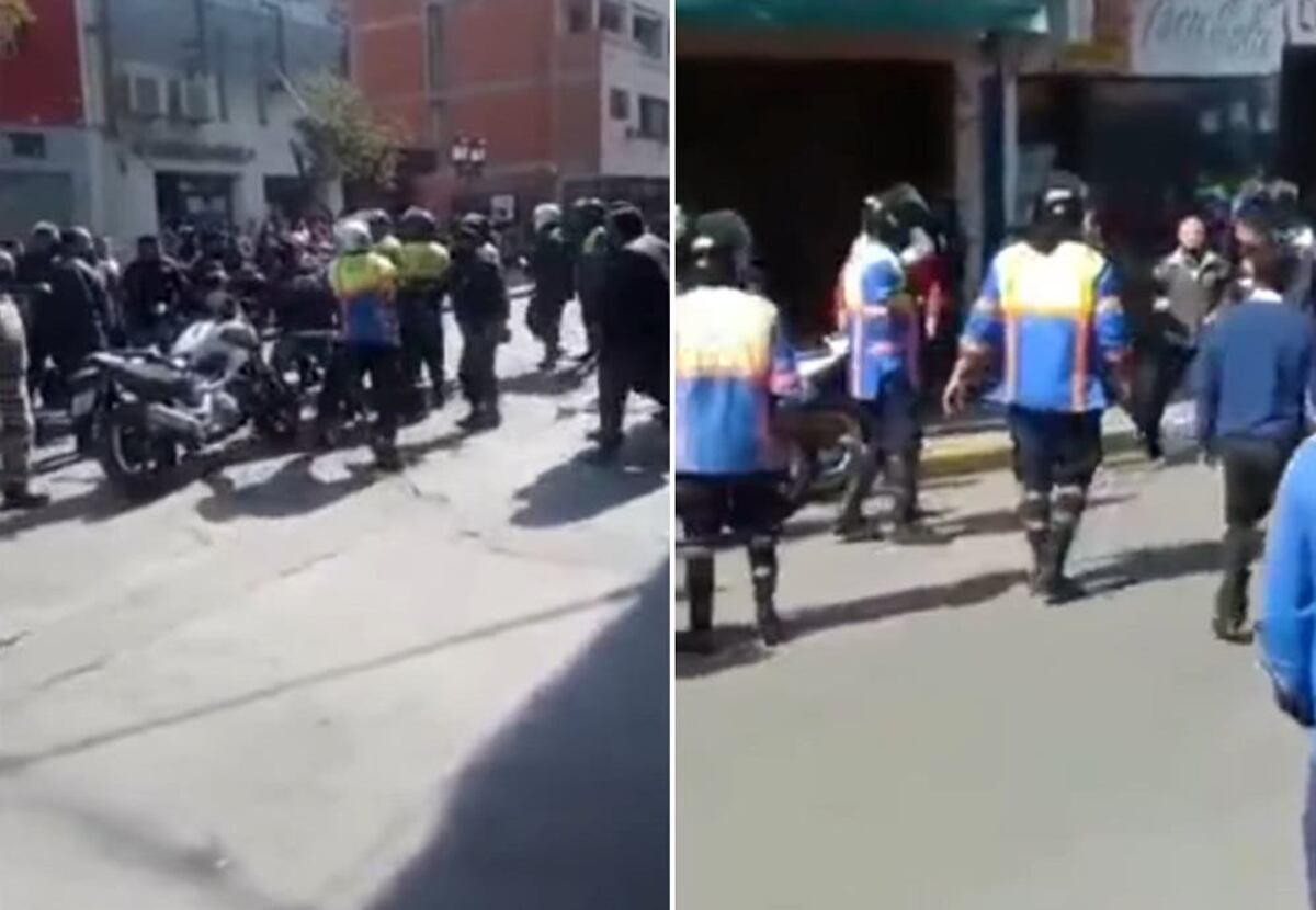 Batalla campal entre inspectores municipales y transeúntes en la capital tucumana