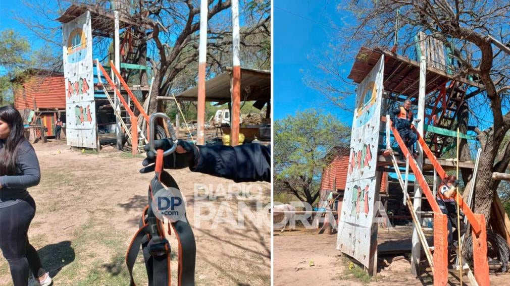 Murió una nena mientras se tiraba en tirolesa en las Termas de Río Hondo.