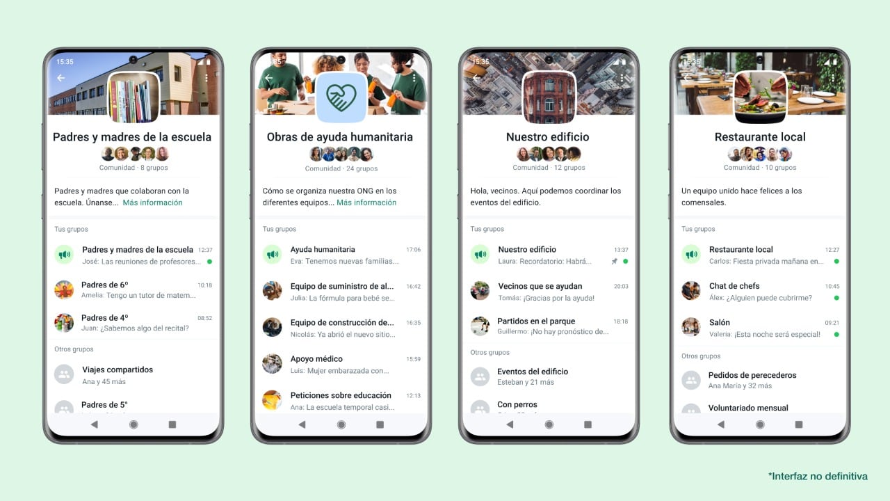 WhatsApp presentó las comunidades, una nueva funcionalidad que cambiará los chats grupales