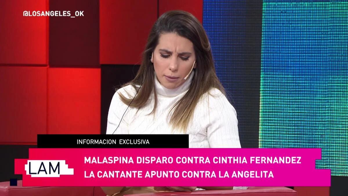 Romina Malaspina cruzó a Cinthia Fernández.