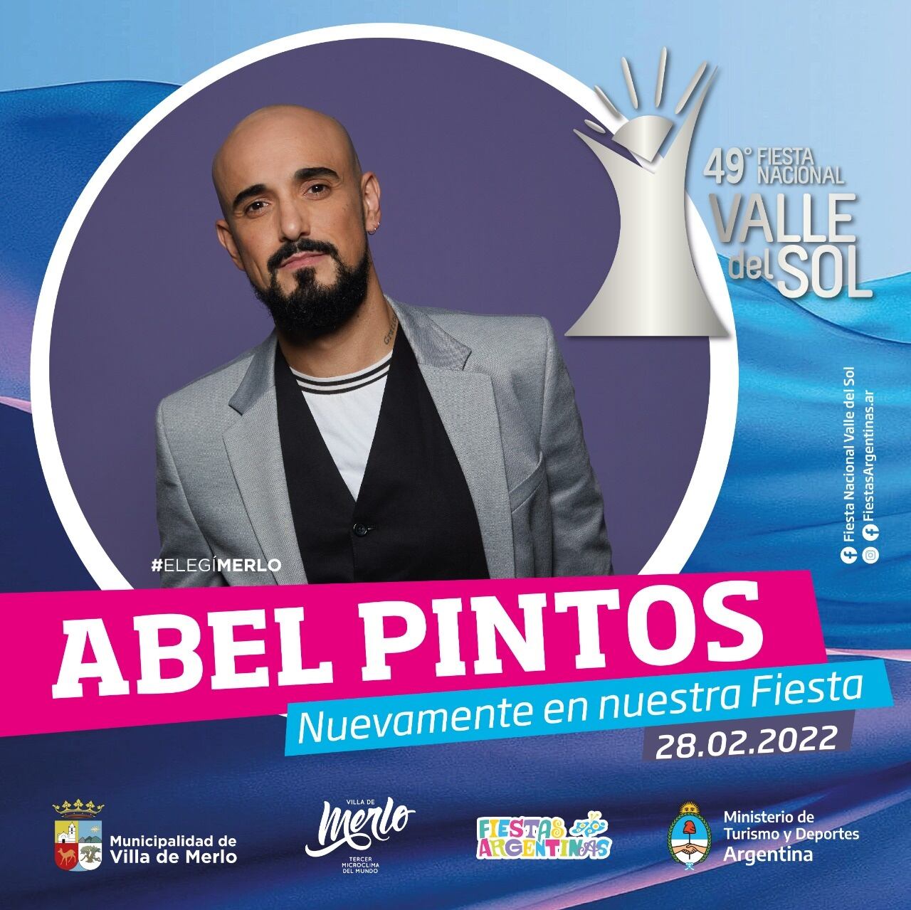 Abel Pintos toca en Merlo, San Luis