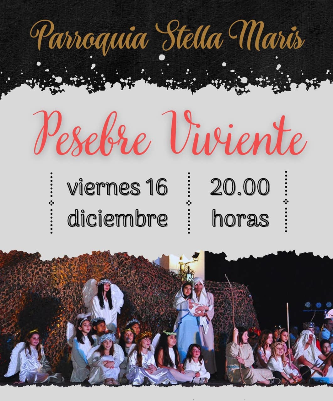 Tradicional Pesebre Viviente en Puerto Belgrano