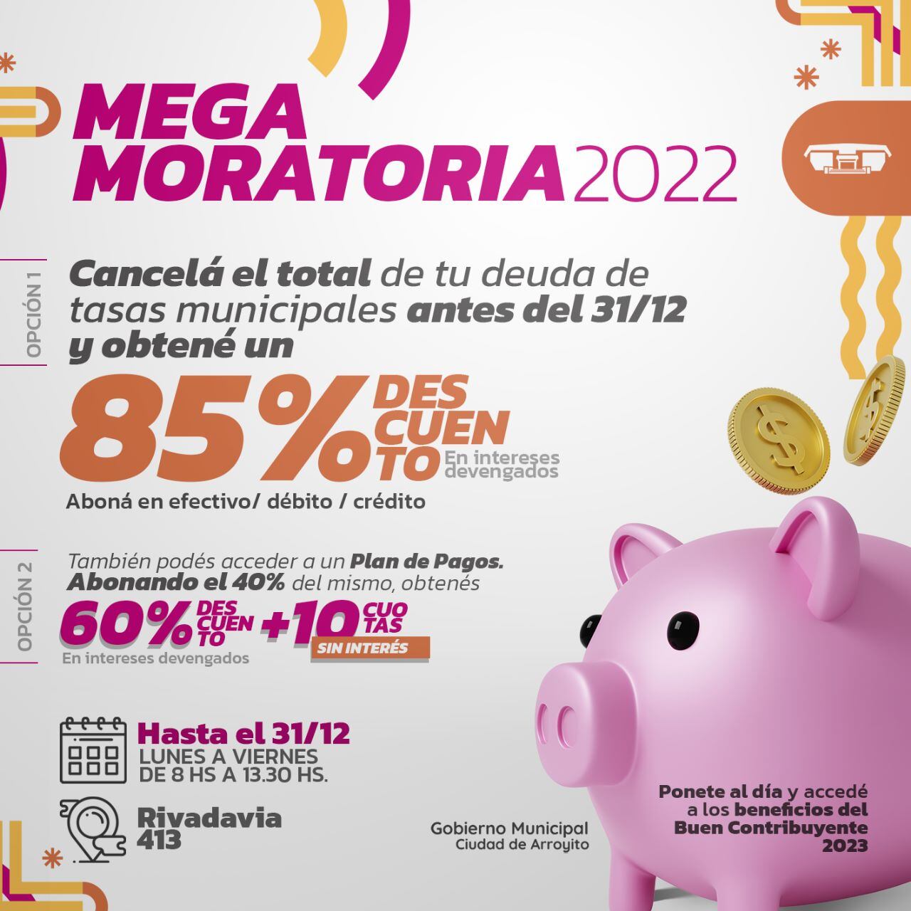 Moratoria 2023 Arroyito