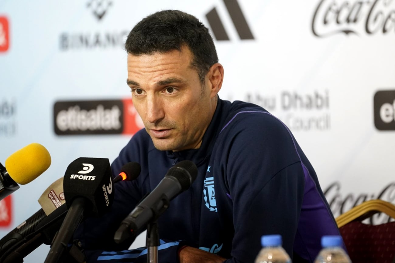 Lionel Scaloni habló antes del último amistoso de Argentina. (Gentileza / Clarín)