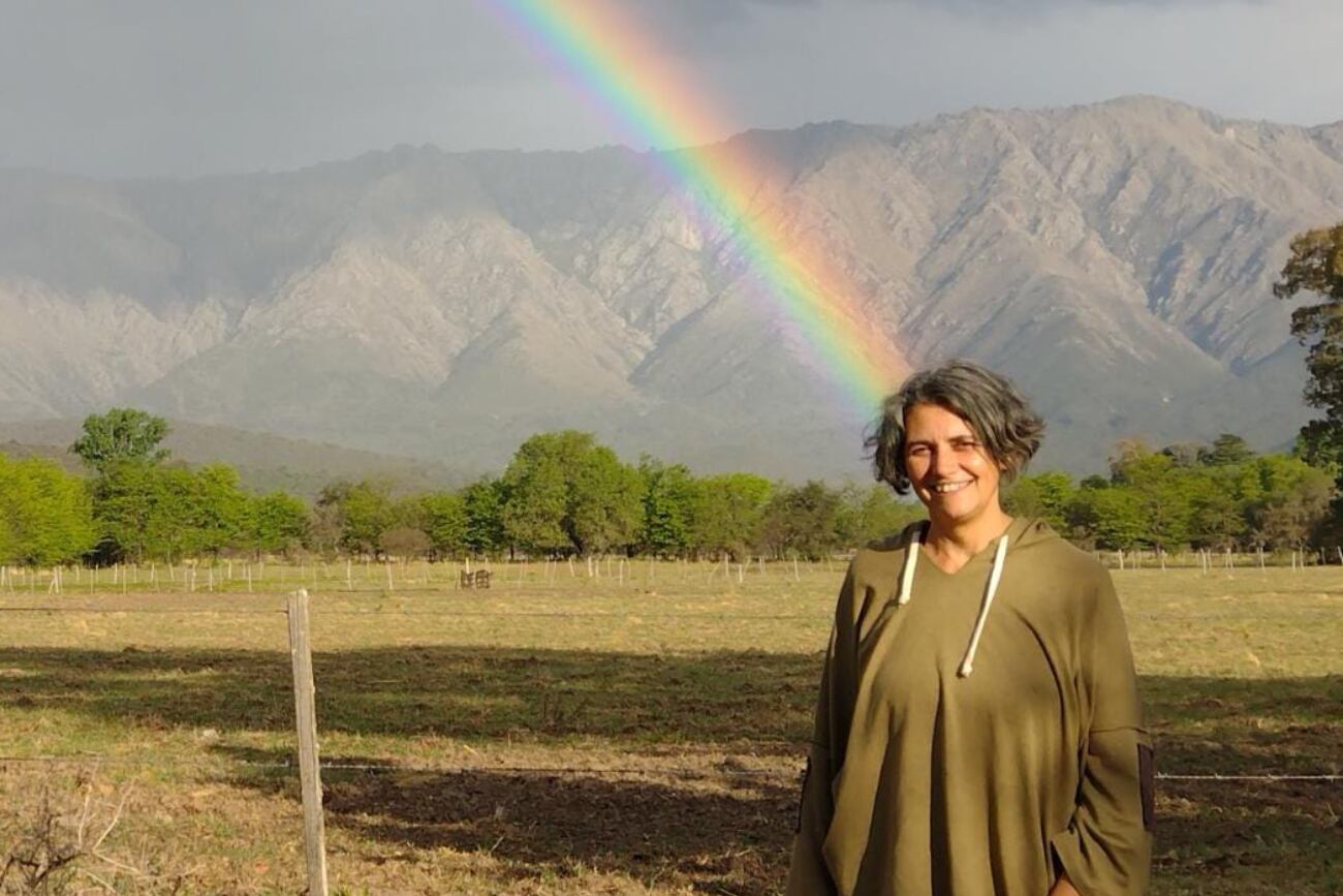 Alejandra Bengoa, en una reciente foto en Traslasierra. (Gentileza)