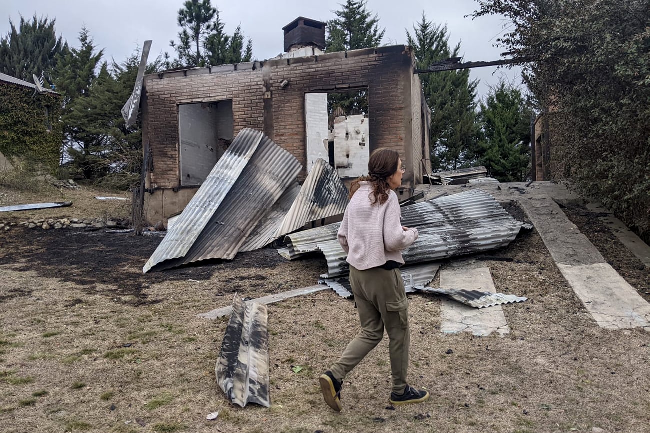 Incendios en Yacanto Córdoba. (La Voz)