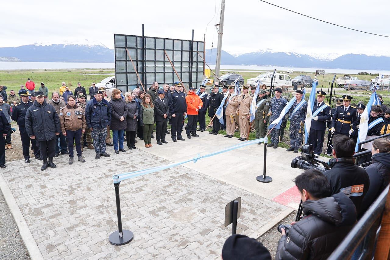 Inauguraron el destacamento policial “Soberanía Nacional” en Puerto Almanza