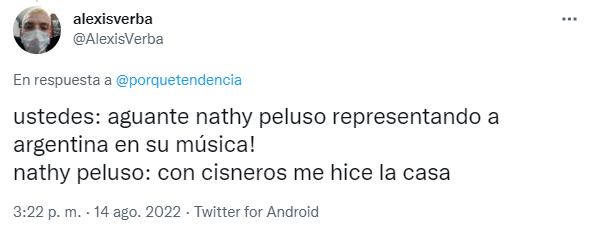 Nathy Peluso confesó que se “siente española” y causó polémica en las redes sociales.