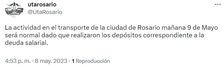 El gremio emitió un comunicado para descartar el paro.