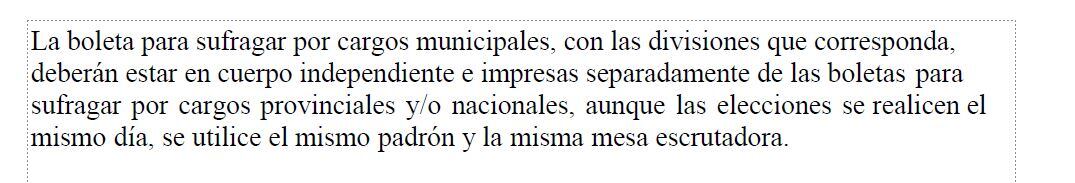 Articulo 130 de Carta Orgnánica Municipal