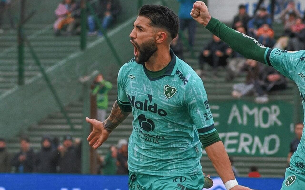 Franco Paredes de Sarmiento en el radar de Belgrano (Prensa Sarmiento).