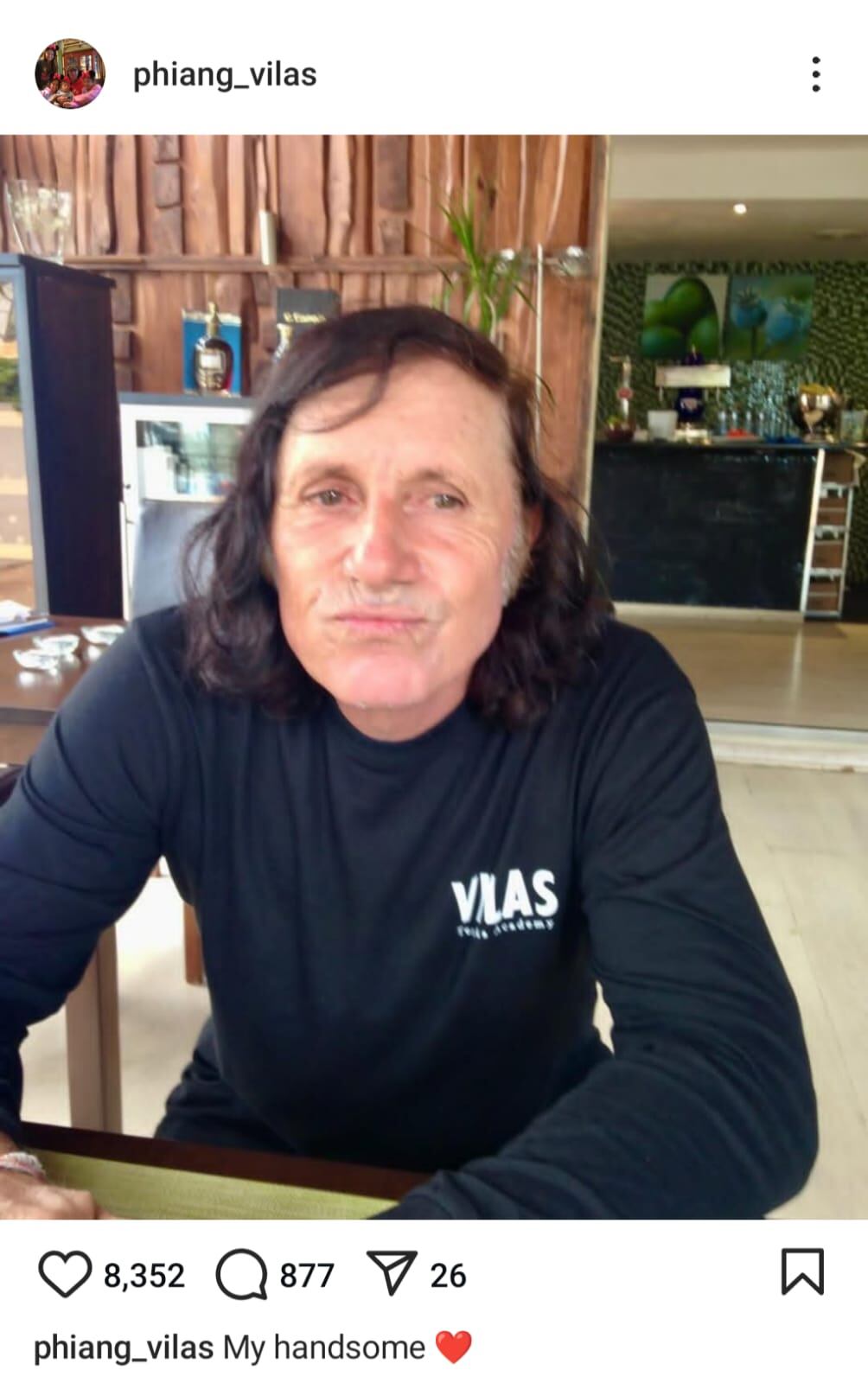 Se filtró una foto de Guillermo Vilas y emocionó a todos sus fans