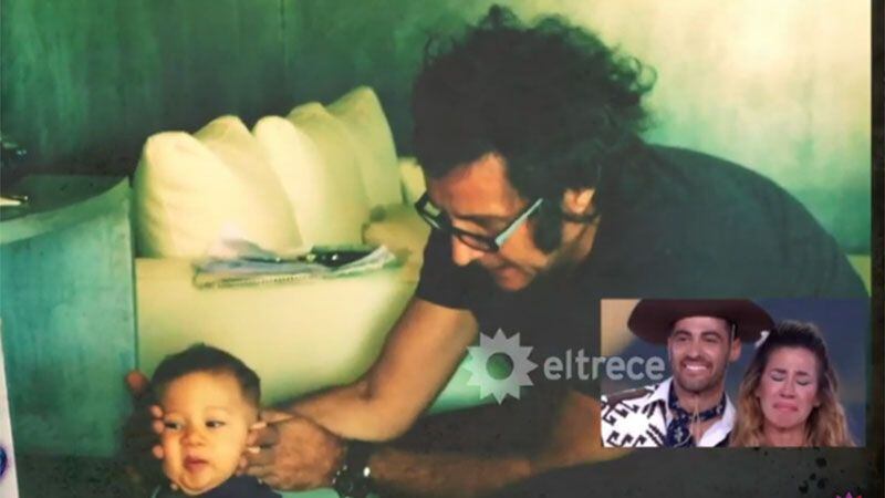 El padre de Jimena Barón con momo, el hijo de la actriz