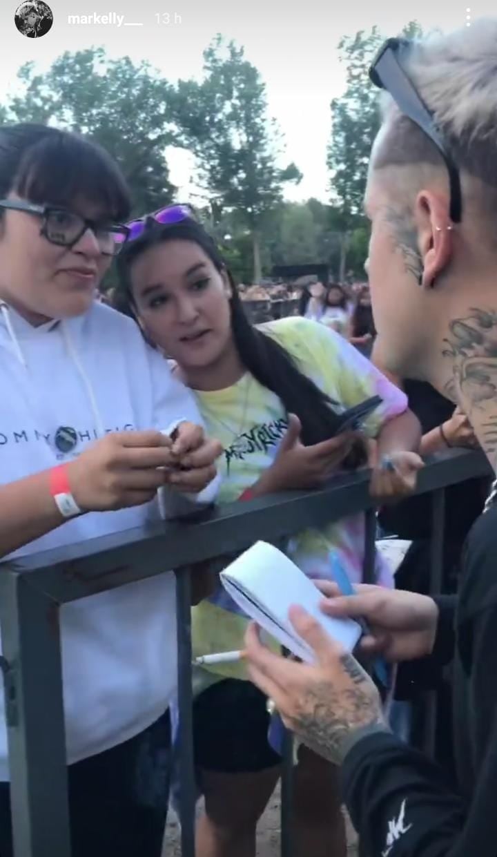 El artista mendocino salió a saludar a sus fans en Luján de Cuyo.