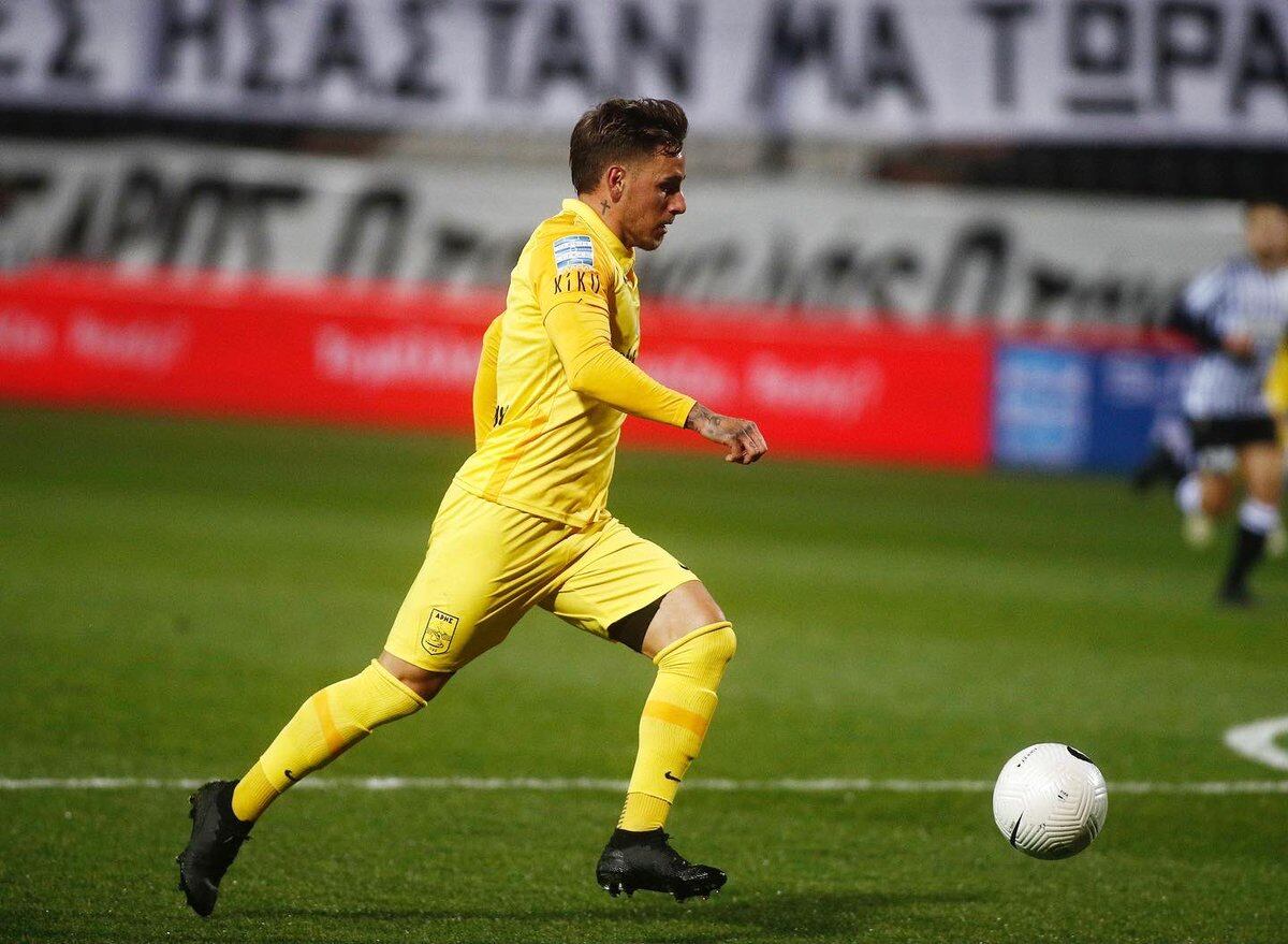 Con gol de Daniel Mancini el Aris Salónica empató con el Asteras en Grecia