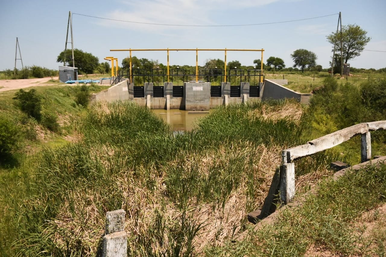 La obra de manejo de las cuencas Guaycurú-Iné fue inaugurada en 2019.