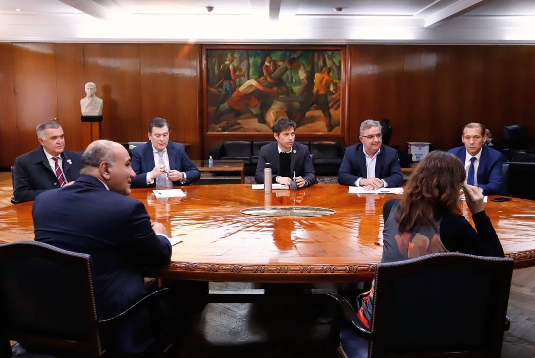 En los próximos días continuará la ronda de reuniones con gobernadores. Foto: Jefatura de Gabinete.