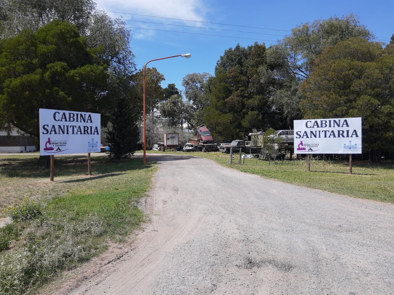 Trabajos de mantenimiento en la Cabina Sanitaria de Tres Arroyos