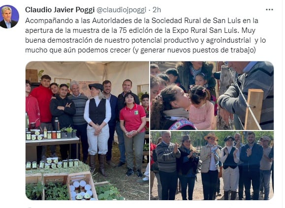 Inauguraron la 75 edición de la Rural San Luis.