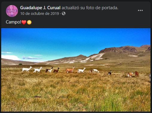 A Guadalupe le gustaba vacacionar en el campo.