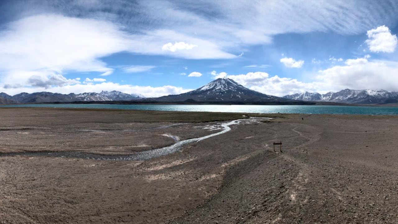 Laguna del Diamante, inaugurada para la temporada 2023/24. Foto: Prensa Gob. de Mendoza