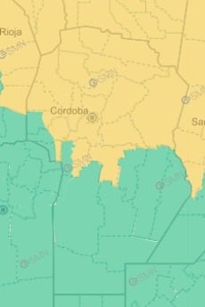 Alerta amarilla por tormentas en Córdoba.