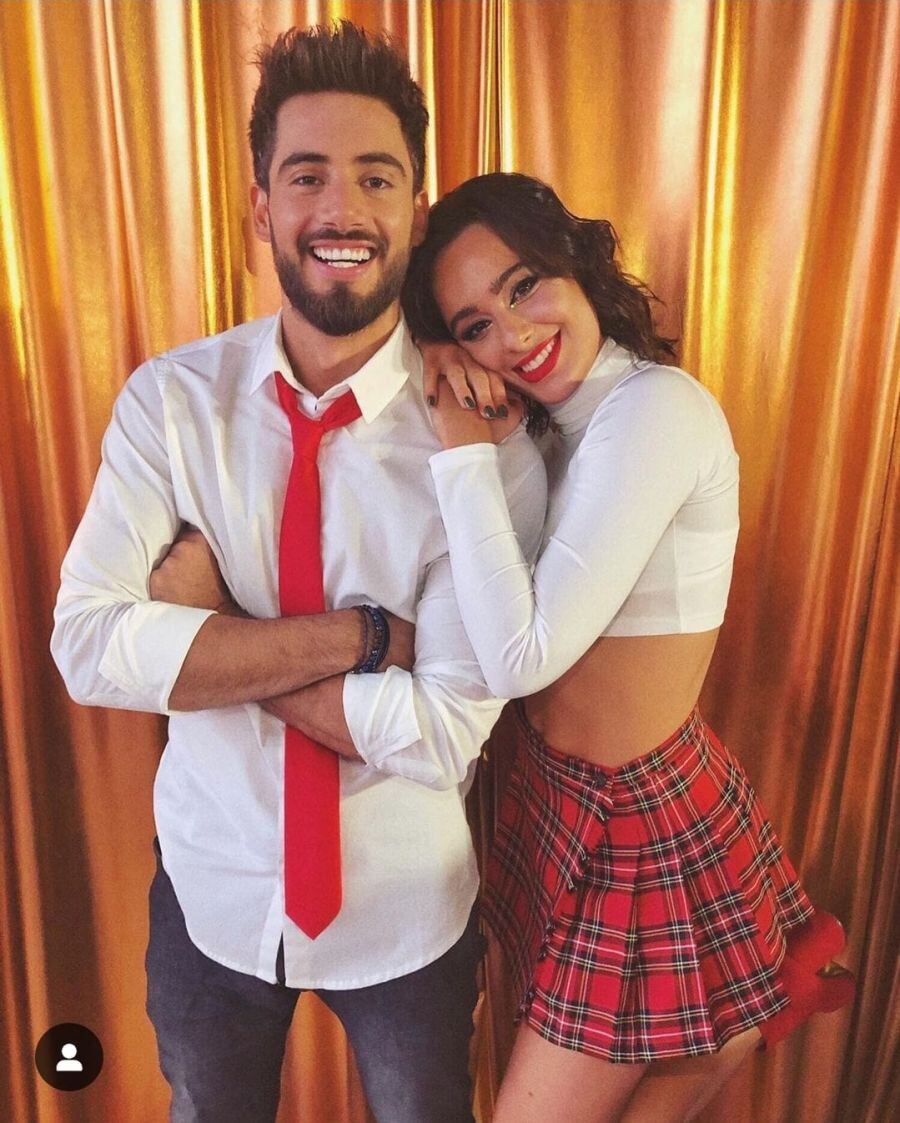 Flor Jazmín y Nico Occhiato en el Bailando 2019.