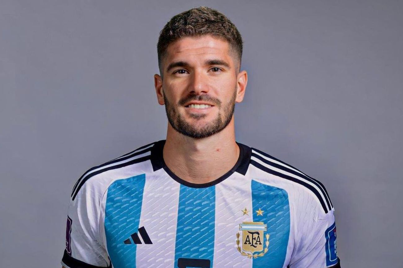 Rodrigo de Paul en el Mundial de Qatar 2022.