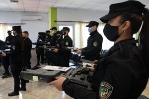 Reconocimiento a Policías de Misiones en San Pedro.