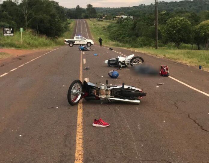 Siniestro fatal en San Javier: un motociclista falleció producto del choque.