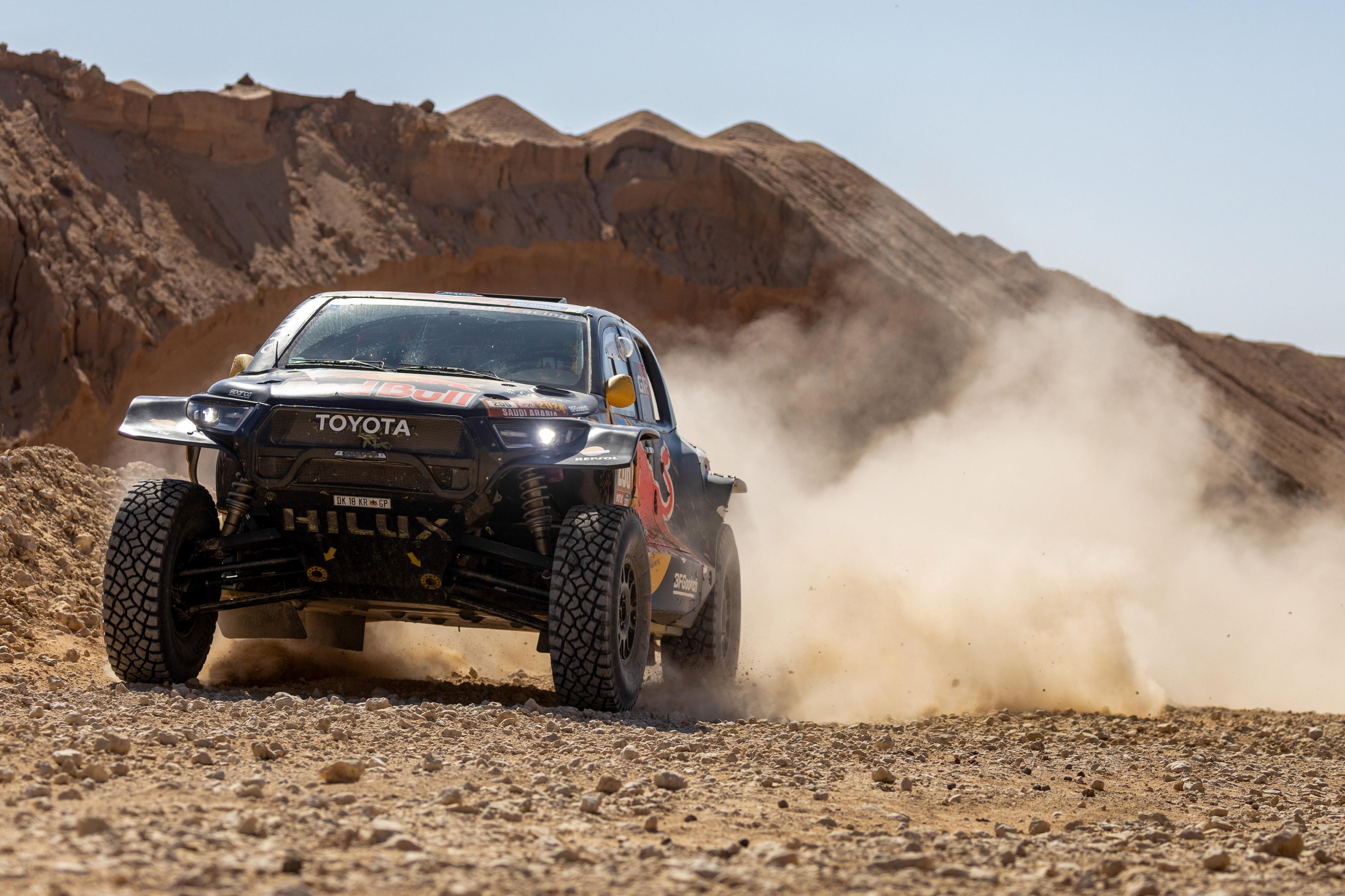 Lucas Moraes. Noveno con Toyota en el Dakar 2024.